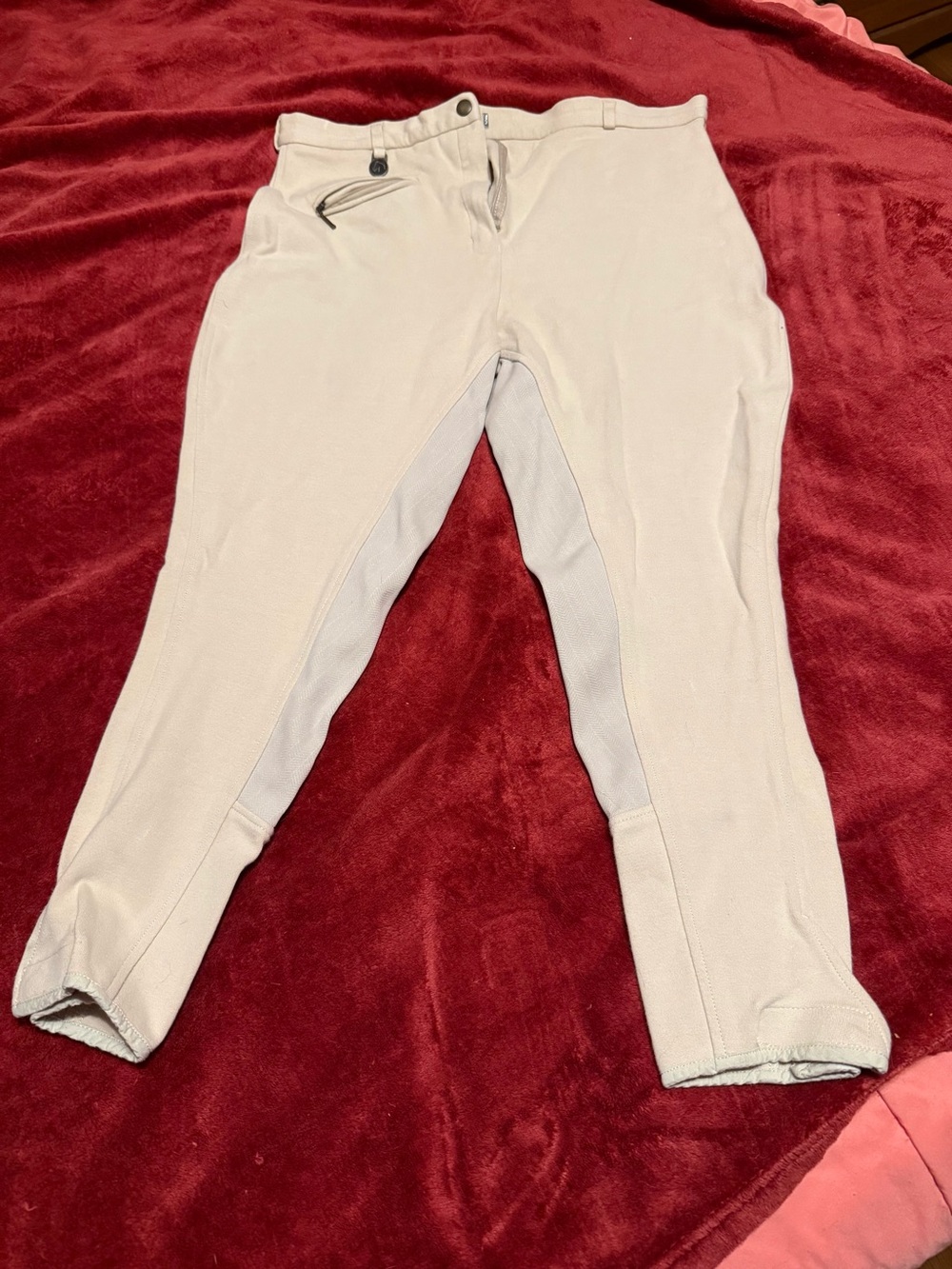 Women’s Stretch Breeches in Light Beige size 34” regular